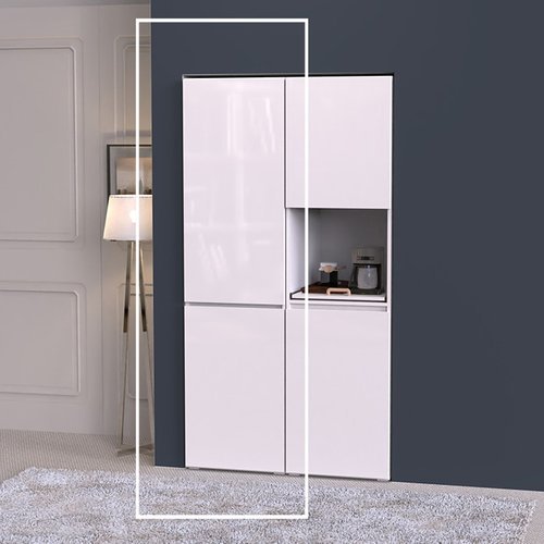 텐스페이스 [착불] 내가 원하는 컬러 픽 비스포크 키큰 480 틈새 수납장 U222R