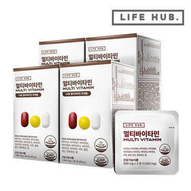 라이프허브 멀티바이타민 4세트(1500mg x 120포) 4개월분