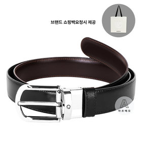 [몽블랑쇼핑백요청시제공]몽블랑 버클회전 자유컷팅식 남자 양면벨트 111080
