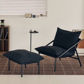 에이다 1인소파 (크림/머스타드) SET