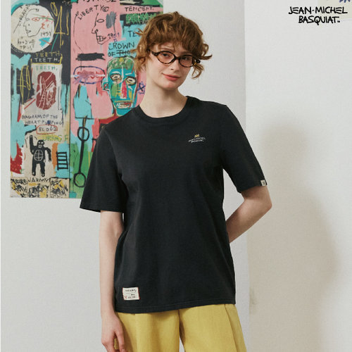 장미쉘바스키아 26SS 여성 아트웍 라운드 반팔티 4종 (B607W) 2