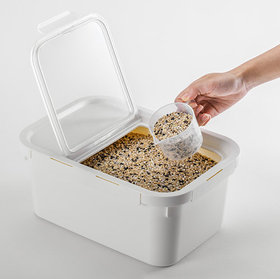 [본사]락앤락 밀폐 쌀통 5kg (계량컵+제습제 포함) 쌀 잡곡 보관용기