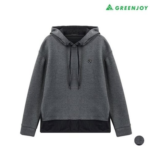 그린조이 여성 밑단 배색 후드 티셔츠GF23KL65W_P369694313