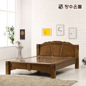 장수온돌 수정 칠보석 돌침대 온열 건강침대 퀸침대