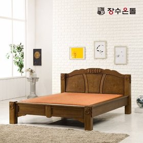 장수온돌 수정 황토볼확장형 포켓스프링보료 황토온열 건강침대 퀸침대