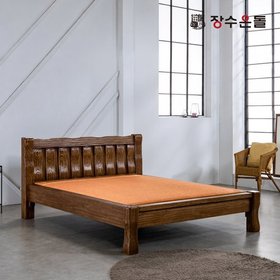 장수온돌 오엘 황토볼확장형 포켓스프링보료 황토온열 건강침대 퀸침대