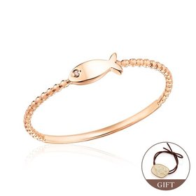 (9월베스트) 14K 큐빅 아이 물고기 볼볼 반지 RSS33030