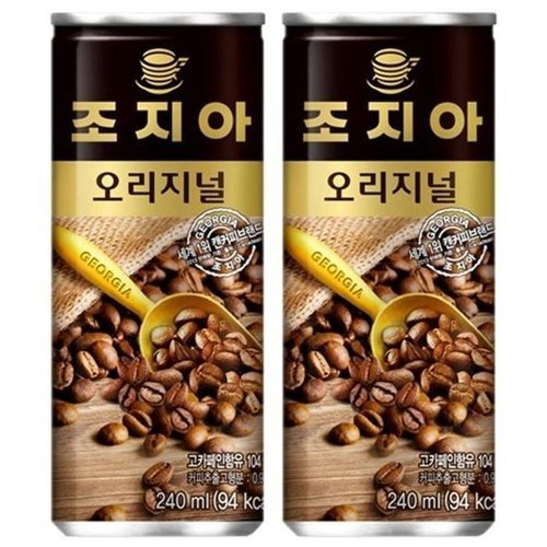 셀러허브 식품 [룽스_6902]조지아 오리지날 240ml 커피 x 60캔 (52507042)