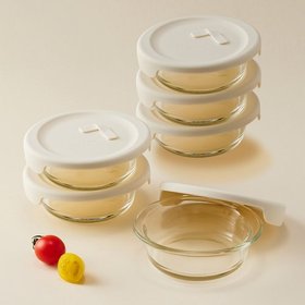 [6P]락앤락 바로한끼 유리 밥용기 355ml 6개세트