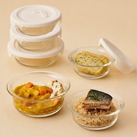 [6P]락앤락 바로한끼 유리 밥용기 혼합 6개세트 (250ml/355ml)