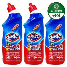 유한락스 고농축 락스와세제 다목적세정용 755ml x 3개