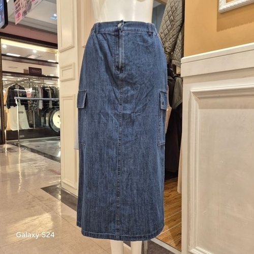 BCBG 올앤썬드리 여름26 데님 PK 스커트 A6M4S278_P419743761