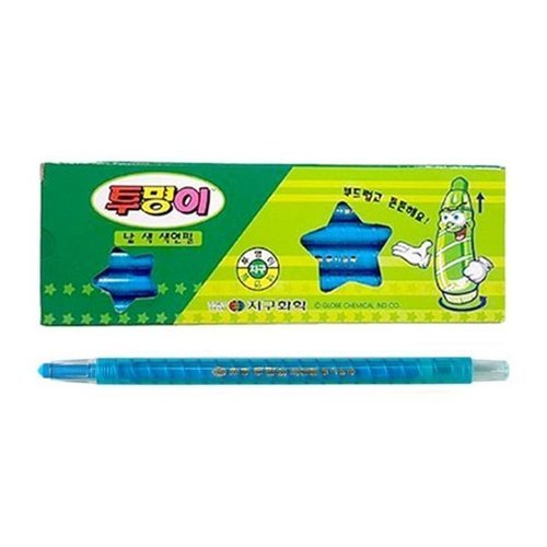 셀러허브 1 [XBH60298_55]낱색 부품 색연필 채점펜(하늘 12자루)