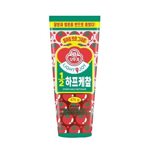 오뚜기 오뚜기 LIGHTJOY 1/2 하프 케찹 475g 저당 저칼로리 소스 (37456884)