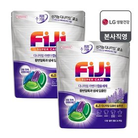 피지 디나자임 딥클린 라벤더향 실내건조 캡슐세제 4챔버 리필 26입 x 2개