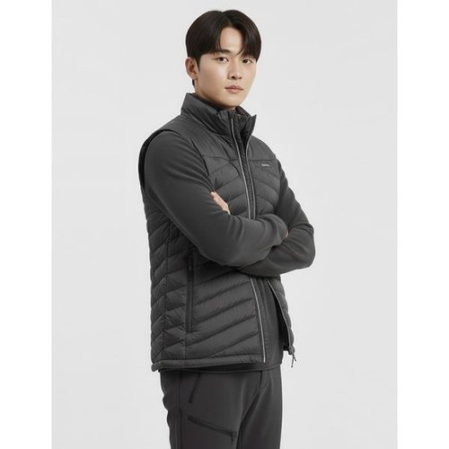 콜핑 2174VK592M 웰론 캐주얼 남자 겨울 등산 경량 패딩 조끼_P331227037