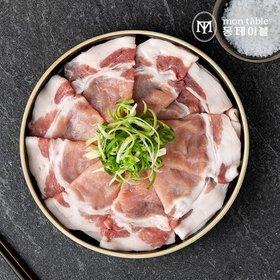 몽테이블 1+ 한돈 대패식 돈차돌 1kg