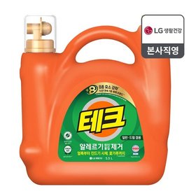 테크 원인물질 제거 일반드럼 대용량 액체세제 5.5L
