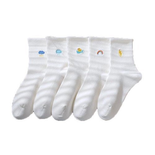 셀러허브 1 오늘의 날씨 양말 5켤레 친구 커플 선물용 답례용