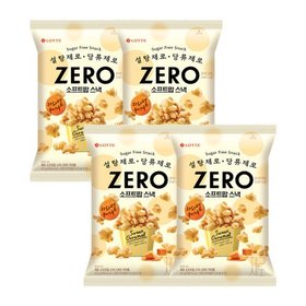 제로 소프트팝 스낵 스위트 카라멜 52g x4