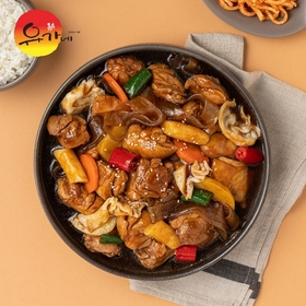 [쫄면사리증정]유가네 순살 간장찜닭 400g x 2팩