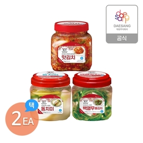 종가 김치1.2kg(백열무물/동치미/맛김치) 3종 택 2개 골라담기