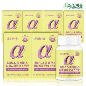 드림이음 알파CD 굿밸런스 알파시클로덱스트린 1000mg X 60정 6박스
