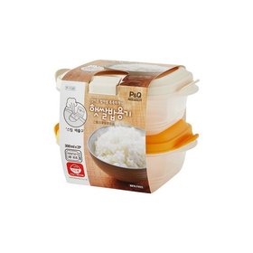 피앤큐 햇쌀밥용기 300ml 6개 세트