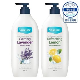 바세린 프레쉬 바디워시 900ml ,2개