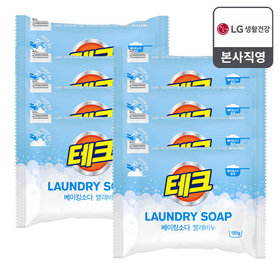 테크 베이킹소다 빨래비누 180G x 8개