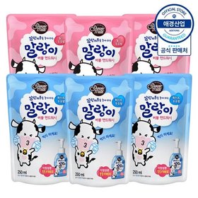 샤워메이트 말랑이 핸드워시 리필 250ml ,6개