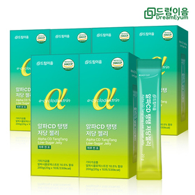 드림이음 알파CD 탱탱 저당 젤리 알파시클로 난소화성 덱스트린 젤리스틱 6박스