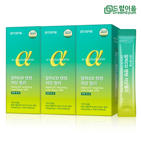 드림이음 알파CD 탱탱 저당 젤리 알파시클로 난소화성 덱스트린 젤리스틱 3박스