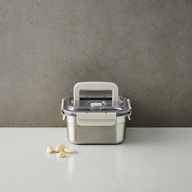 NEW 숨쉬는 스텐 김치통 정사각 2.4L (LST701B)