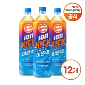 광동 비타500 이온킥 제로 1.5L X 12입