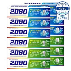 2080 컴플리트액션 치약 120g ,12개