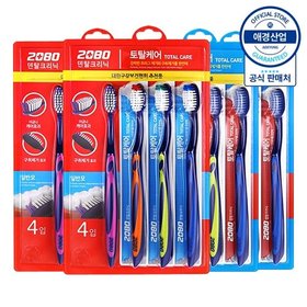 2080 토탈케어 칫솔 4개입 ,4개