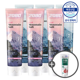 2080 퓨어 솔트 치약 120g ,6개 (+치약50g 증정)