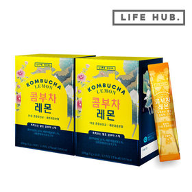라이프허브 콤부차 레몬 2세트(5g x 60포)