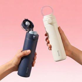 [1+1]블리쏘울 이지캐리 슬림핏 원터치 텀블러 400ml