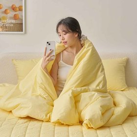 수퍼코튼 60수 고밀도 순면 무봉제 차렵이불Q 8color