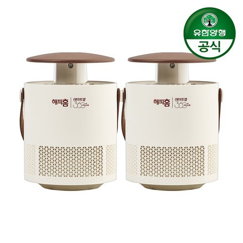 유한양행 해피홈 모기포충기 에어트랩 360 플러스 2개