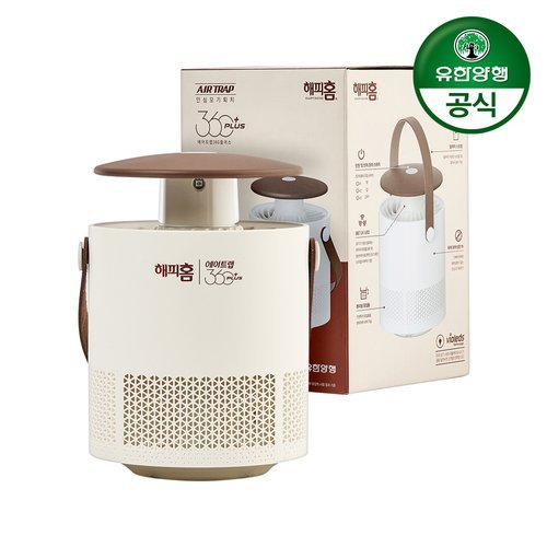 유한양행 해피홈 모기포충기 에어트랩 360 플러스 1개