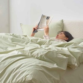 수퍼코튼 60수 고밀도 순면 무봉제 차렵이불패드세트SS 8color