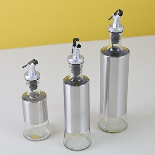 알티피아 세리에 고급 스텐 유리 오일병(3사이즈) (대(500ml)) (WCDAF3C)