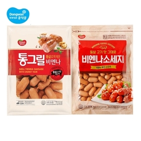 [S] 비엔나 소시지 1kg x 2개/통그릴 비엔나