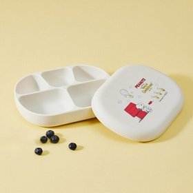 [본사]  스누피 리틀럽 실리콘 흡착 식판 set (LBB411SNP)