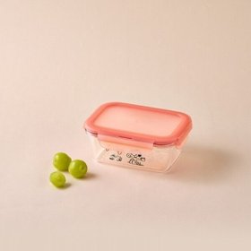 [본사]  스누피 사각 밀폐용기 460ml 직사각 (LBF511)
