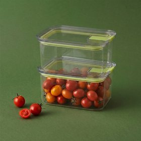 [1+1] 뚜껑까지 올트라이탄 원터치 밀폐용기 1.5L 2개 세트
