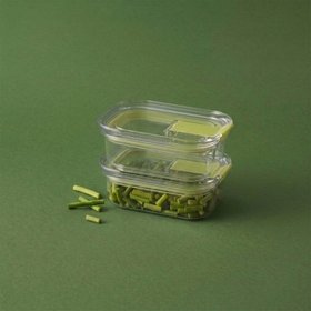 [1+1] 뚜껑까지 올트라이탄 원터치 밀폐용기 260ml 2개 세트
